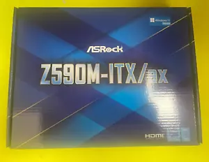 Brandneu ASRock Z590M-ITX/Ax Intel Z590I-ITX LGA 1200 Mini-ITX WiFi - Bild 1 von 4