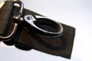 Shoulder Strap 3.5cm wide for camera case bag snap on clips swivel Metal clips - Picture 1 of 5