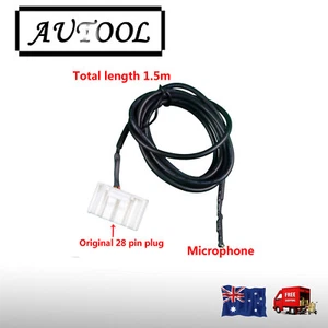 For TOYOTA audio head Camry Hilux Bluetooth Samsung iPhone microphone cable OZ - Bild 1 von 7