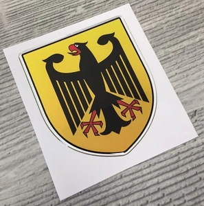 Germany German coat of arms domed emblem decal sticker car tuning - Picture 1 of 1