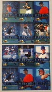 2000 Royal Rookies "Futures" Baseball - "Blue Chips" uncut 6-card sheets
