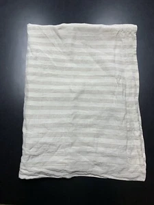 Restoration Hardware Italian Linen Piccolo Stripe King Lounger Sham Dune Beige - Picture 1 of 6