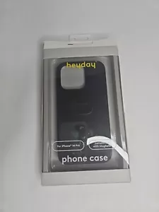 Apple iPhone 14 Pro Magnetic Case - heyday Black Silicone - Picture 1 of 6