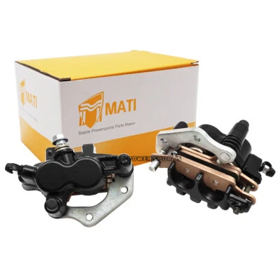 Pinza de freno delantera izquierda derecha con pastillas para Kawasaki KFX450R KFX 450R 2008-2014 Foto 1 de 4