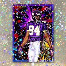 Randy Moss Holographic Rocket Rookie Sketch Card Limited 1/5 Dr. Dunk Signed