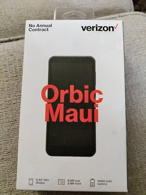 Verizon Orbic MAUI ORB545LBVZPP - 16GB - Black *🆓 Shipping* - Image 1 of 2