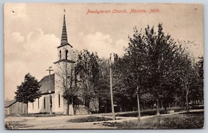 Postcard Presbyterian Church Marlette Michigan B2 - Picture 1 of 2