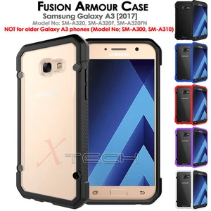 Samsung Galaxy A3 2017 [Fusion Armour] Premium Slim Hybrid Protective Case Cover - Picture 1 of 24