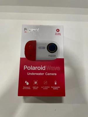 Used POLAROID UNDERWATER CAMERA 18MP 4K UHD POLAROID WATERPROOF - RED - Image 1 of 2