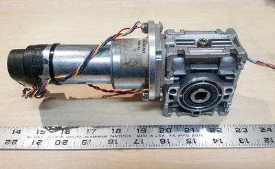 24VDC Getriebemotor 15 RPM Globe Winsmith mit US Digital Encoder - Bild 1 von 4