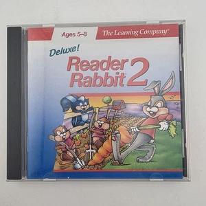 Reader Rabbit 2 Deluxe (PC, 1994) With Instruction Manual - Clean Disc - Picture 1 of 9
