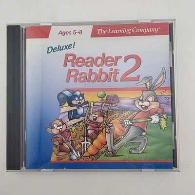 Reader Rabbit 2 Deluxe (PC, 1994) With Instruction Manual - Clean Disc - Image 1 of 4