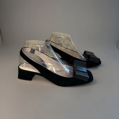 Kate Spade Black Suede Sierra Pumps Size 7M - Image 1 of 4