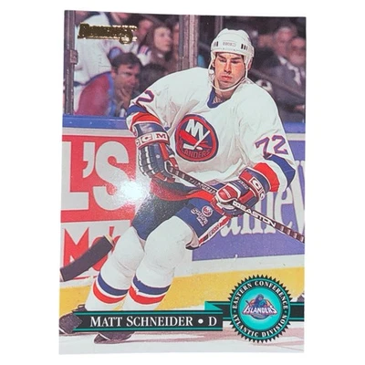1995-96 Donruss Matt Schneider #55 New York Islanders Hockey Card NHL - Image 1 of 2
