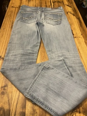 BKE Payton 靴型浅水洗女式 29X33 1/2 拉链飞牛仔裤 ABK1233 — 第 1/4 张图片