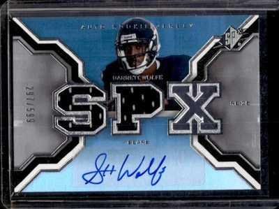 2007 SPx Garrett Wolfe Jersey Rookie Auto RC #/599 Bears - Image 1 of 2