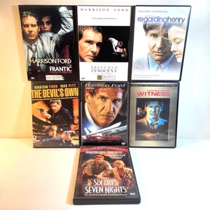 7 HARRISON FORD MOVIES (DVD) Action Adventure Crime Drama Mystery Thriller - Picture 1 of 23