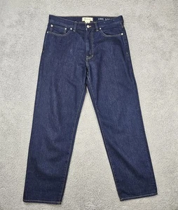Madewell Jeans Uomo 32x32 1991 Vestibilità Larga Dritto Lavaggio Scuro Relaxed Denim Nuovo senza etichette - Foto 1 di 12