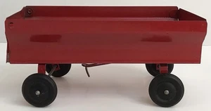 Vintage ERTL International Harvester Grain Hay Red Wagon Trailer Toy Metal 1:16 - Picture 1 of 12