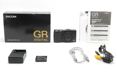 Cámara negra 1 disparo [casi sin usar/caja] RICOH GR DIGITAL III de JAPÓN Foto 1 de 4
