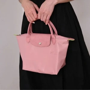 Longchamp handbag tote bag size S pink for women fashion item nylon casual style - Picture 1 of 24