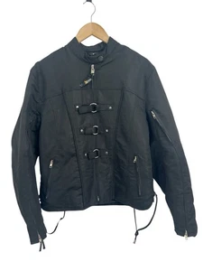 X Element Black Nylon Armored Motorcycle Jacket Lace Sides Women’s Medium - Picture 1 of 7