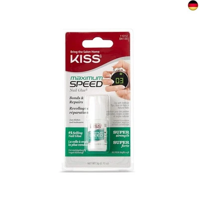 Kiss Maximum Speed Nail Glue 3ml BK135 - Bild 1 von 4