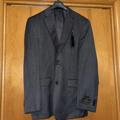 Jos. A Bank Gray Reserve Suit Jacket Blazer Wool And Silk size 43  Long NWT - Image 1 of 4