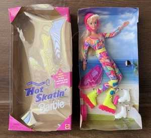Barbie Hot Skatin’ Barbie Doll W/ Inline Skates & Ice Skates 13511 Mattel 1994 - Picture 1 of 6