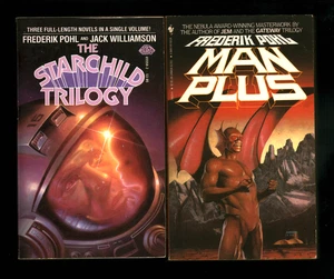 Man Plus And The Starchild Trilogy Frederick Pohl Paperbacks 1985 1988 VERY NICE - Imagen 1 de 2