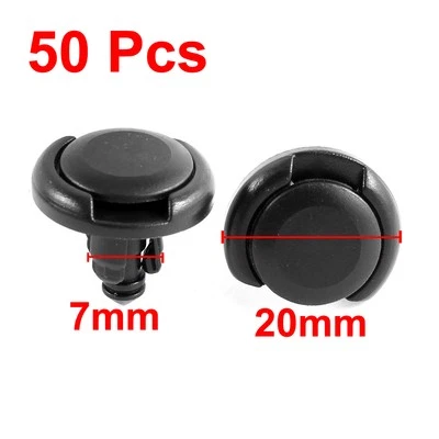 50 Pcs Mudguard Liner Fastener Rivet Push Clips Retainer 7mm Hole Dia for Toyota - Imagem 1 de 2