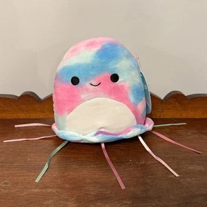 Squishmallows Krisa the Tie Dye Jellyfish Soft Plush Stuffed Animal 7 Inches NEW - Picture 1 of 8