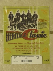2003 NHL 1st Heritage Classic. Ticket, Programm usw. - Bild 1 von 12
