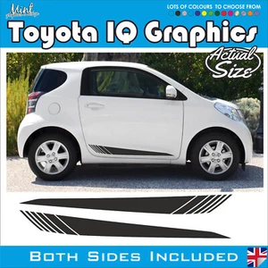 Calcomanías a rayas laterales Toyota IQ Cygnet pegatinas gráficos GRATIS P&P 004 - Imagen 1 de 4