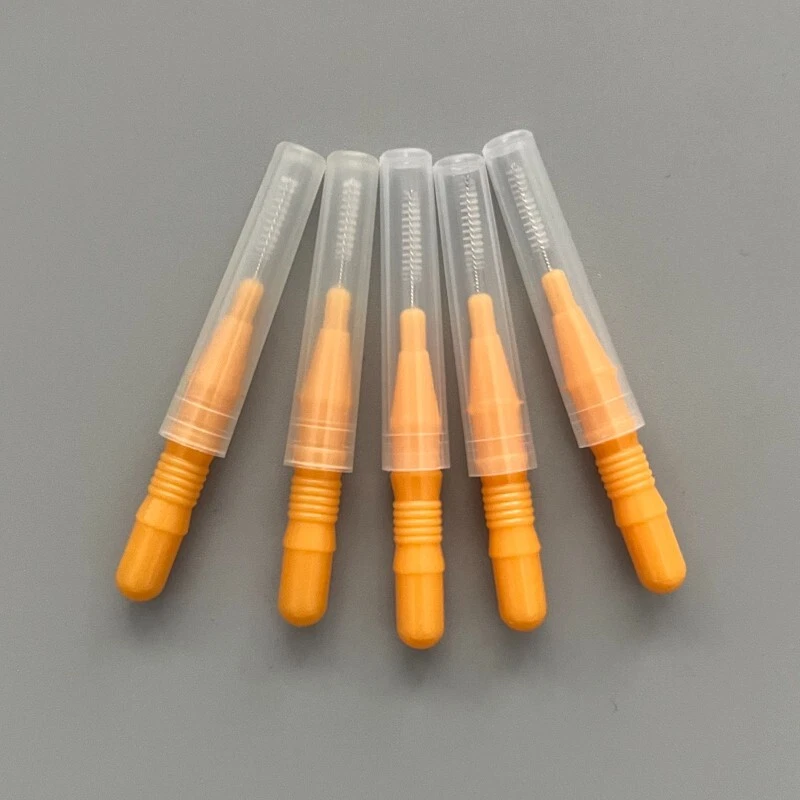 50X Cepillo Interdental Palillos Hilo Diente Cabezal Palillo Limpieza 7 Colores Foto 1 de 1
