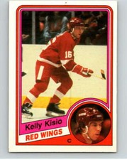 1984-85 O-Pee-Chee #56 Kelly Kisio  RC Rookie Detroit Red Wings V63902