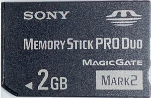 Authentic Sony Genuine Playstation Portable 2GB Memory Stick PRO DUO - Picture 1 of 2