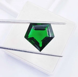 Piedra preciosa suelta de corte elegante verde natural 19,05 quilates corte elegante certificado EGL - Imagen 1 de 10