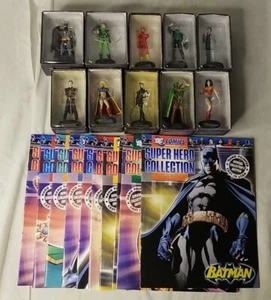 Lot Of 10 Eaglemoss DC Comics Super Hero Collection Figure Magazines Batman - Picture 1 of 8