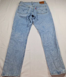 Pantalones de mezclilla ajustados para mujer Levi's Premium 501 S 30x28 lavado claro elástico - Imagen 1 de 13