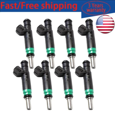 Inyector de combustible 8 piezas FJ739 para BMW 550i 650i 2006 2007 2008 2009 2010 GNC 4,8 L V8 Foto 1 de 4