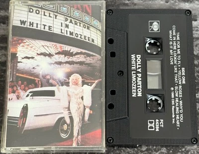Dolly Parton - White Limozeen [Audio Cassette Tape 1989 Columbia] Canada Country - Image 1 of 3