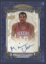 Maurice Cheeks 07-08 UD Chronology Dedications (on card AUTO) Gold parallel /10