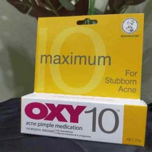 2 pcs of Mentholatum OXY 10 Maximum For Stubborn Acne Pimple Medication (25g) - Picture 1 of 3