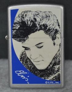 2000 Elvis Presley In Sweater Zippo Lighter Unfired No Box - Picture 1 of 8