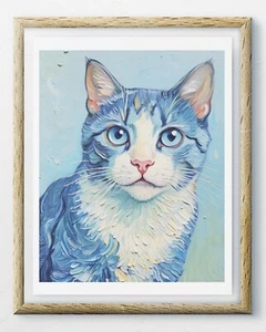 Buy 2 Get the 3rd FREE,  11 x 14, Art PRINTS, Wall Art, Cat Art Print - Picture 1 of 4