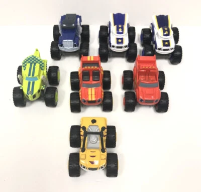 Lot Of 7 Blaze And The Monster Machines Diecast Toy Vehicles - Image 1 of 4