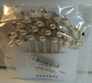 Large Peacock Shape Hair Comb 4 x 4 inches - Picture 1 of 7