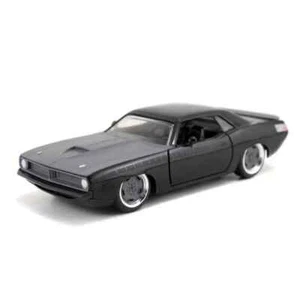 1/32 Jada Fast & Furious 7 Película Lettys Plymouth Barracuda Negro Gris 97206 - Imagen 1 de 6