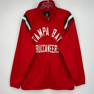 NFL Hombres XL Cremallera Frontal Chaqueta Tampa Bat Buccaneers Rojo Fútbol Florida Bolsillos - Imagen 1 de 10